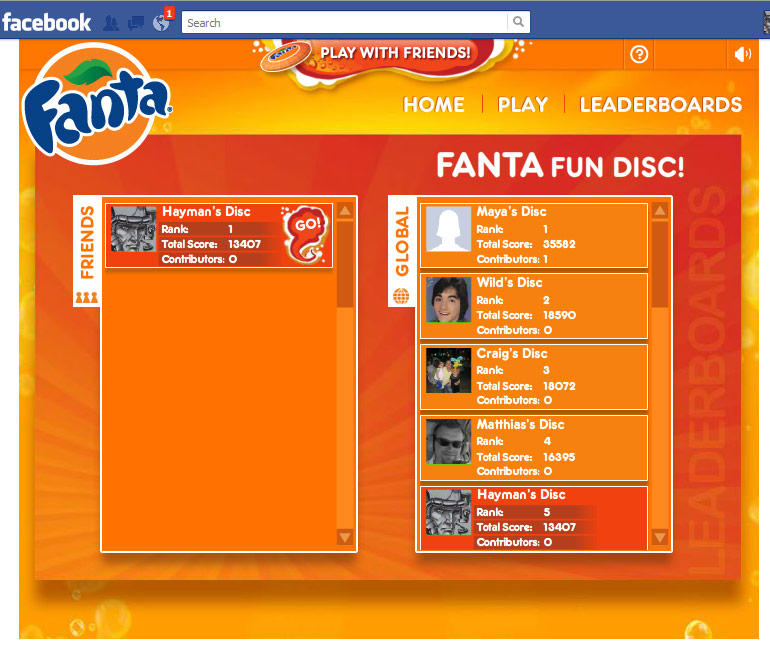 Fanta Advergame 6